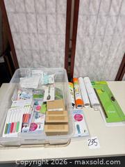 MaxSold Auction: Cricut Assorted Crafting Tools & Accessories Lot - Warwick (Rhode Island, USA) SELLER MANAGED Reseller Online Auction - Warwick Avenue