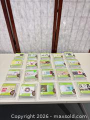 MaxSold Auction: Cricut Design/Cutting Cartridges Lot of 20 with Plastic Bin - Warwick (Rhode Island, USA) SELLER MANAGED Reseller Online Auction - Warwick Avenue