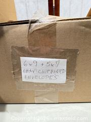 MaxSold Auction: eBay Chipboard Envelopes, Kraft Brown, 5x7 & 6x9 (11–50 pcs) - Warwick (Rhode Island, USA) SELLER MANAGED Reseller Online Auction - Warwick Avenue