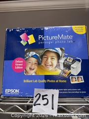 MaxSold Auction: Epson PictureMate Photo Printer 4x6 - Warwick (Rhode Island, USA) SELLER MANAGED Reseller Online Auction - Warwick Avenue