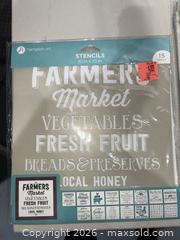 MaxSold Auction: Hampton Art Mylar Stencils 10x10 & 12x12 - Warwick (Rhode Island, USA) SELLER MANAGED Reseller Online Auction - Warwick Avenue