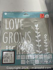 MaxSold Auction: Hampton Art Mylar Stencils 10x10 & 12x12 - Warwick (Rhode Island, USA) SELLER MANAGED Reseller Online Auction - Warwick Avenue