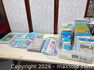 MaxSold Auction: Large Lot 30+ Embossing Folders & Cutting Dies — Cuttlebug, Sizzix - Warwick (Rhode Island, USA) SELLER MANAGED Reseller Online Auction - Warwick Avenue