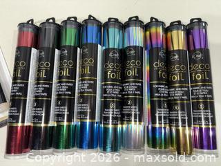 MaxSold Auction: Minc-Compatible Foil Lot with Adhesive Pen, Sheets & Carrier - Warwick (Rhode Island, USA) SELLER MANAGED Reseller Online Auction - Warwick Avenue