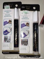 MaxSold Auction: Minc-Compatible Foil Lot with Adhesive Pen, Sheets & Carrier - Warwick (Rhode Island, USA) SELLER MANAGED Reseller Online Auction - Warwick Avenue