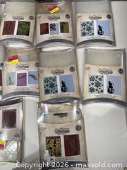 MaxSold Auction: Sizzix Tim Holtz Embossing Folders Texture Fades (Plastic) - Warwick (Rhode Island, USA) SELLER MANAGED Reseller Online Auction - Warwick Avenue