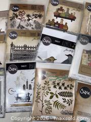 MaxSold Auction: Sizzix Tim Holtz & Stampers Anonymous Die Cutting Dies and Stamps - Warwick (Rhode Island, USA) SELLER MANAGED Reseller Online Auction - Warwick Avenue