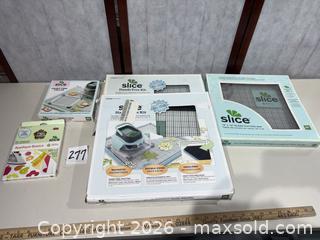 MaxSold Auction: Slice Hands-Free Cutting Kit Lot with 12x12 Glass Cutting Mat - Warwick (Rhode Island, USA) SELLER MANAGED Reseller Online Auction - Warwick Avenue
