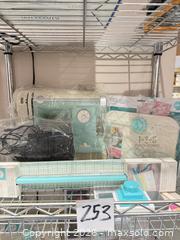 MaxSold Auction: We R Memory Keepers Mini Sewing Machine and Crafting supplies - Warwick (Rhode Island, USA) SELLER MANAGED Reseller Online Auction - Warwick Avenue