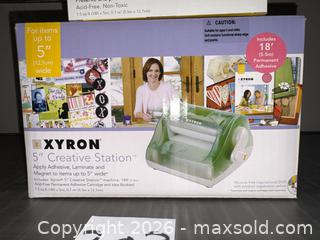 MaxSold Auction: Xyron 5" Creative Station with Refill Cartridge - Warwick (Rhode Island, USA) SELLER MANAGED Reseller Online Auction - Warwick Avenue