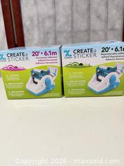 MaxSold Auction: Xyron Create-a-Sticker Mega Runner Adhesive Cartridges — 8 pcs - Warwick (Rhode Island, USA) SELLER MANAGED Reseller Online Auction - Warwick Avenue