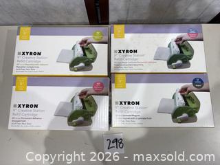 MaxSold Auction: Xyron Creative Station 9" Refill Cartridge (4-Pack) - Warwick (Rhode Island, USA) SELLER MANAGED Reseller Online Auction - Warwick Avenue