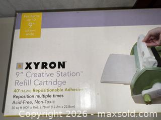 MaxSold Auction: Xyron Creative Station 9" Refill Cartridge (4-Pack) - Warwick (Rhode Island, USA) SELLER MANAGED Reseller Online Auction - Warwick Avenue