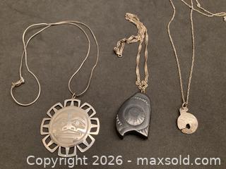 MaxSold Auction: 3pc Haida Jewelry - North Vancouver (British Columbia, Canada) PARTNER MANAGED Downsizing Online Auction - 14th Street West