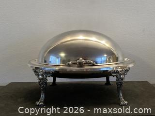 MaxSold Auction: Antique Silver Plated Dome Topped Tureen - North Vancouver (British Columbia, Canada) PARTNER MANAGED Downsizing Online Auction - 14th Street West