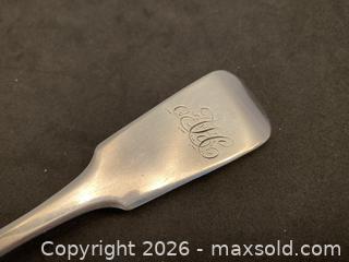 MaxSold Auction: Large Antique 1800s Sterling Silver Serving Spoon - North Vancouver (British Columbia, Canada) PARTNER MANAGED Downsizing Online Auction - 14th Street West