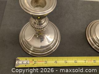 MaxSold Auction: Pair Birks Sterling Silver Candle Holders - North Vancouver (British Columbia, Canada) PARTNER MANAGED Downsizing Online Auction - 14th Street West