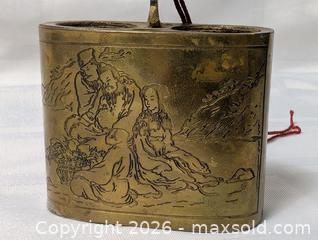 MaxSold Auction: Antique Asian Water Pipe Bronze  - South Frontenac (Ontario, Canada) SELLER MANAGED Downsizing Online Auction - Battersea Road