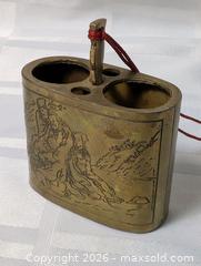 MaxSold Auction: Antique Asian Water Pipe Bronze  - South Frontenac (Ontario, Canada) SELLER MANAGED Downsizing Online Auction - Battersea Road