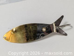 MaxSold Auction: Antique Gold Plated Johnny Green Fishing Spoon - South Frontenac (Ontario, Canada) SELLER MANAGED Downsizing Online Auction - Battersea Road