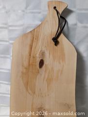 MaxSold Auction: Hand Made Solid Maple Live Edge Charcuterie Cutting Board - South Frontenac (Ontario, Canada) SELLER MANAGED Downsizing Online Auction - Battersea Road