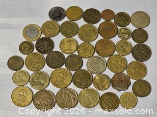MaxSold Auction: Large Brass Coin Collection Lot - South Frontenac (Ontario, Canada) SELLER MANAGED Downsizing Online Auction - Battersea Road