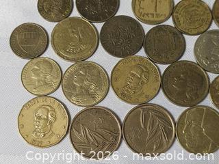 MaxSold Auction: Large Brass Coin Collection Lot - South Frontenac (Ontario, Canada) SELLER MANAGED Downsizing Online Auction - Battersea Road