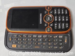 MaxSold Auction: Slide Phone Retro Collectible Samsung Working Like New. - South Frontenac (Ontario, Canada) SELLER MANAGED Downsizing Online Auction - Battersea Road