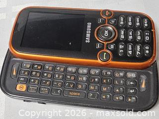 MaxSold Auction: Slide Phone Retro Collectible Samsung Working Like New. - South Frontenac (Ontario, Canada) SELLER MANAGED Downsizing Online Auction - Battersea Road