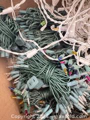 MaxSold Auction: Christmas Mini Incandescent String Lights (C7/C9 Style) - Welland (Ontario, Canada) SELLER MANAGED Reseller Online Auction -  Stern Drive