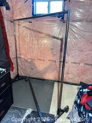 MaxSold Auction: Chrome Metal Garment Rack with Wheels, Heavy-Duty Base - Welland (Ontario, Canada) SELLER MANAGED Reseller Online Auction -  Stern Drive