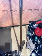 MaxSold Auction: Chrome Metal Garment Rack with Wheels, Heavy-Duty Base - Welland (Ontario, Canada) SELLER MANAGED Reseller Online Auction -  Stern Drive