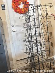 MaxSold Auction: Large Black Metal Wire  Display Rack - Welland (Ontario, Canada) SELLER MANAGED Reseller Online Auction -  Stern Drive