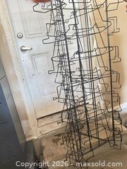 MaxSold Auction: Large Black Metal Wire  Display Rack - Welland (Ontario, Canada) SELLER MANAGED Reseller Online Auction -  Stern Drive