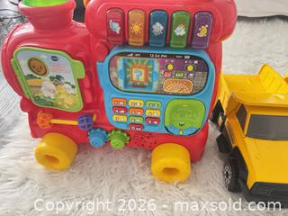 MaxSold Auction: Multicolor Plastic Toy Bus, Dump Truck & Ride-On Activity Toys - Welland (Ontario, Canada) SELLER MANAGED Reseller Online Auction -  Stern Drive