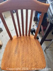 MaxSold Auction: Solid Oak Mission Dining Chair, Medium Honey Finish - Welland (Ontario, Canada) SELLER MANAGED Reseller Online Auction -  Stern Drive