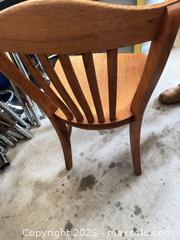 MaxSold Auction: Solid Oak Mission Dining Chair, Medium Honey Finish - Welland (Ontario, Canada) SELLER MANAGED Reseller Online Auction -  Stern Drive