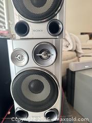 MaxSold Auction: Sony SS-CHPZ9 Bookshelf/Satellite Speakers, Silver (Pair) - Welland (Ontario, Canada) SELLER MANAGED Reseller Online Auction -  Stern Drive