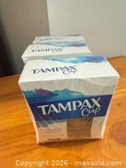 MaxSold Auction: Tampax Menstrual Cup, Heavy Flow, Lot of 3 - Welland (Ontario, Canada) SELLER MANAGED Reseller Online Auction -  Stern Drive