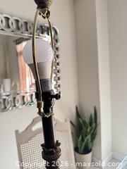 MaxSold Auction: Vintage Metal Table Lamp with Bronze Finish and Brass Accents - Welland (Ontario, Canada) SELLER MANAGED Reseller Online Auction -  Stern Drive