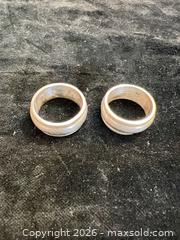 MaxSold Auction: 2x Silver Sterling 925 spinner rings - Vancouver (British Columbia, Canada) PARTNER MANAGED Commercial Liquidation Online Auction -  East Hastings