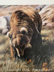 MaxSold Auction: Foraging Grizzly by Maurade Baynton - 1989 - Limited Ediition Print 508/2000 - Vancouver (British Columbia, Canada) PARTNER MANAGED Commercial Liquidation Online Auction -  East Hastings