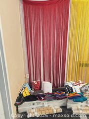 MaxSold Auction: Mixed Home Decor Lot: Knit Hats, Bamboo Shades, String Curtain Panels - Vancouver (British Columbia, Canada) PARTNER MANAGED Commercial Liquidation Online Auction -  East Hastings