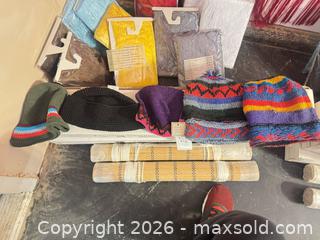 MaxSold Auction: Mixed Home Decor Lot: Knit Hats, Bamboo Shades, String Curtain Panels - Vancouver (British Columbia, Canada) PARTNER MANAGED Commercial Liquidation Online Auction -  East Hastings