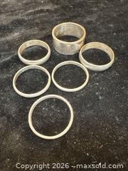 MaxSold Auction: Sterling silver rings  - Vancouver (British Columbia, Canada) PARTNER MANAGED Commercial Liquidation Online Auction -  East Hastings