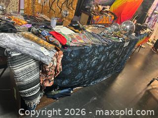 MaxSold Auction: Tapestries, Disco Ball, Mexican Blanket, Bandanas, Hats & More - Vancouver (British Columbia, Canada) PARTNER MANAGED Commercial Liquidation Online Auction -  East Hastings