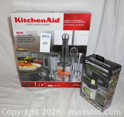 MaxSold Auction: Blend and Chop!- Kitchen Aid/Granitestone - Fremont (California, USA) PARTNER MANAGED Estate Sale Online Auction - Las Palmas Avenue