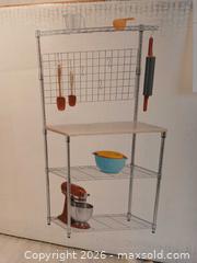 MaxSold Auction: Chrome Baker's Rack - Fremont (California, USA) PARTNER MANAGED Estate Sale Online Auction - Las Palmas Avenue