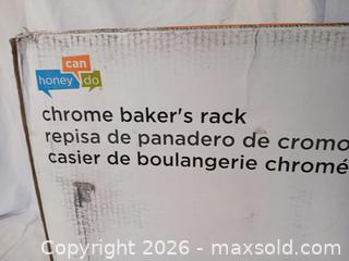 MaxSold Auction: Chrome Baker's Rack - Fremont (California, USA) PARTNER MANAGED Estate Sale Online Auction - Las Palmas Avenue