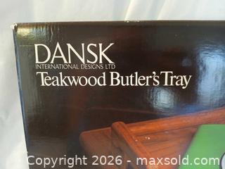 MaxSold Auction: Dansk Teakwood Butler's Tray - Fremont (California, USA) PARTNER MANAGED Estate Sale Online Auction - Las Palmas Avenue